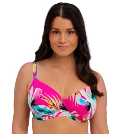 Fantasie Carabelita Tropical Watercolor Print - Underwire Gathered Full Cup Bikini Top -Her Room US fantasie fan001 fs5801 fs