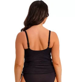 Fantasie Ottawa Textured Underwire Twist Front Tankini – Adjustable Side Tie Swim Top -Her Room US fantasie fan001 fs6356 bs