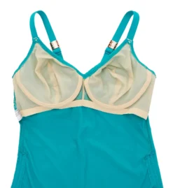 Fantasie Ottawa Ink Navy Underwire Twist Front – Adjustable Side Leg Bra-Sized One Piece Swimsuit -Her Room US fantasie fan001 fs6360 cs4