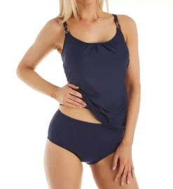 Fantasie Long Island Midnight Chevron - Underwire Scoop Neck Bra-Sized Tankini Top -Her Room US fantasie fan001 fs6904 cs1