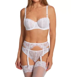 Freya Fascinate AA3191 Sheer Lace Garter Belt - Classic Picot Edge Suspender -Her Room US freya fre001 aa3191 cs4