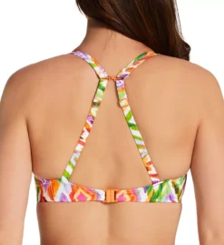 Freya Tusan Beach Multi-Color Ikat Print – Underwire High Apex Racerback Bikini Top -Her Room US freya fre001 as0291 cs1