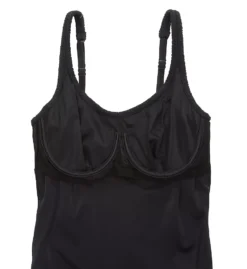 Freya Ibiza Waves Black Crinkle Texture Underwire One Piece Swimsuit – Bra-Sized Convertible Swimwear -Her Room US freya fre001 as0384 cs6