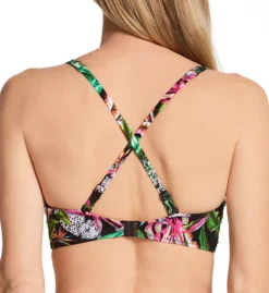 Freya Black Tropical Leopard Cala Selva Underwire Bralette Bikini Top -Her Room US freya fre001 as2031 cs1