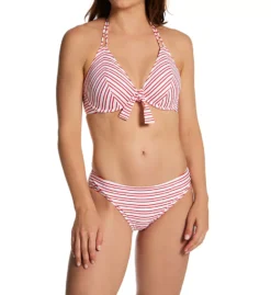 Freya New Shores Navy and White Nautical Stripe Underwire Bandless Halter Bikini Top -Her Room US freya fre001 as2504 cs2