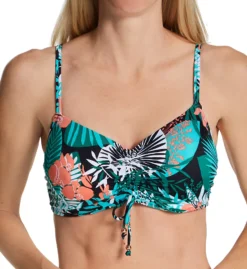 Freya Honolua Bay Tropical Palm Print Adjustable Underwire Bralette Swim Top -Her Room US freya fre001 as2614 fs