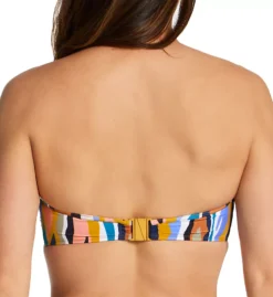 Freya Torra Bay Multi-Stripe Underwire Bandeau Bikini Top - Convertible Multi-Way Swimwear -Her Room US freya fre001 as3210 bs