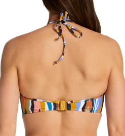 Freya Torra Bay Multi-Stripe Underwire Bandeau Bikini Top - Convertible Multi-Way Swimwear -Her Room US freya fre001 as3210 cs3