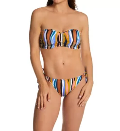 Freya Torra Bay Multi-Stripe Underwire Bandeau Bikini Top - Convertible Multi-Way Swimwear -Her Room US freya fre001 as3210 cs4