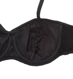 Freya Ibiza Waves Black Crinkle Texture – Multi-Way Underwire Bandeau Bikini Top -Her Room US freya fre001 as3810 cs6