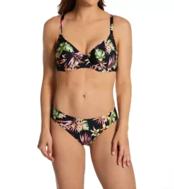 Freya Savanna Sunset Tropical Floral Plunge Underwire Bikini Top -Her Room US freya fre001 as4102 cs1