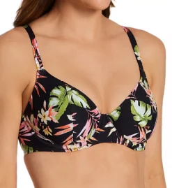 Freya Savanna Sunset Tropical Floral Plunge Underwire Bikini Top -Her Room US freya fre001 as4102 fs
