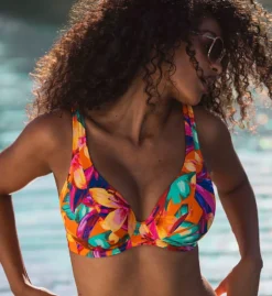 FREYA Sun Haze Sunshine Yellow Underwire High Apex Bikini Top - AS6213