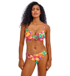 Freya Sun Haze Sunset Tropical Floral – Mid-Rise Cheeky Bikini Brief -Her Room US freya fre001 as6270 cs1
