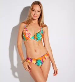 Freya Sun Haze Sunset Tropical Floral – Mid-Rise Cheeky Bikini Brief -Her Room US freya fre001 as6270 cs2
