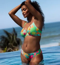 Freya Isla Margarita Tropical Floral Underwire Plunge Bikini Top – AS6502 -Her Room US freya fre001 as6502 cs1