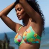 Freya Isla Margarita Tropical Floral Underwire Plunge Bikini Top – AS6502 -Her Room US freya fre001 as6502 gs