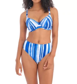 Freya Bali Bay Multi-Color Brush Stroke Stripe – Underwire Plunge Bra-Sized Bikini Swim Top -Her Room US freya fre001 as6780 cs5