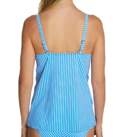 Freya Beach Hut Black and White Chevron Stripe – Underwire Plunge Tankini Swim Top -Her Room US freya fre001 as6796 bs