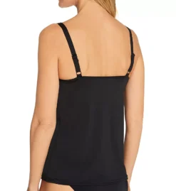FREYA Coco Wave Black Sustainable Underwire Plunge Tankini with Coconut Ring Accents -Her Room US freya fre001 as7007 bs