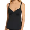 FREYA Coco Wave Black Sustainable Underwire Plunge Tankini with Coconut Ring Accents -Her Room US freya fre001 as7007 gs