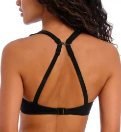 Freya Jewel Cove Diamond Print High Apex Bikini Top – Underwire Plunge with J-Hook -Her Room US freya fre001 as7230 cs1