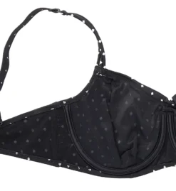 Freya Jewel Cove Black and White Polka Dot Concealed Underwire Bralette Bikini Top -Her Room US freya fre001 as7239 cs3