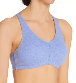 FRUIT OF THE LOOM Shirred Front Racerback Sports Bra - 3 Pack