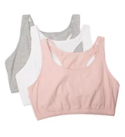 FRUIT OF THE LOOM Racerback Tank Style Sports Bra - 3 Pack -Her Room US fruit of the loom fotl01 9012r cs2
