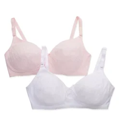 FRUIT OF THE LOOM Fiber Fill Wirefree Bra - 2 Pack -Her Room US fruit of the loom fotl01 96248a cs2