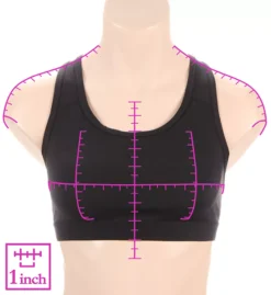 FRUIT OF THE LOOM Fresh Medium Impact Sports Bra - 2 Pack -Her Room US fruit of the loom fotl01 ft992 ns7