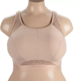 Glamorise No Sweat Mesh Ventilated Wire Free Sports Bra -Her Room US glamorise glam01 1068 fs