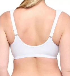 Glamorise Front-Closure Cotton WonderWire Bra -Her Room US glamorise glam01 1241 bs