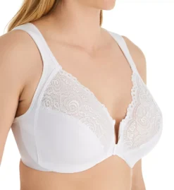 Glamorise Wonderwire Front Closure Bra -Her Room US glamorise glam01 1245 cs6