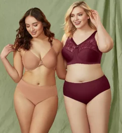 Glamorise Front Close Back Smoothing Wonderwire Bra -Her Room US glamorise glam01 1247 cs4