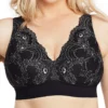 Glamorise Bramour Lexington Lace Plunge Bralette -Her Room US glamorise glam01 7013 gs