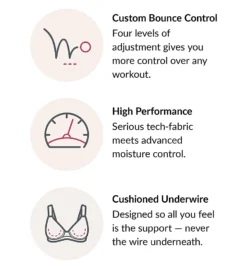 Glamorise Elite Performance Adjustable Underwire Sports Bra -Her Room US glamorise glam01 9167 cs5