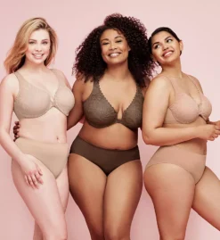 Glamorise Wonderwire Stretch Lace Front Closure Bra -Her Room US glamorise glam01 9245 cs4