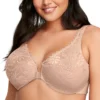 Glamorise Wonderwire Stretch Lace Front Closure Bra -Her Room US glamorise glam01 9245 gs