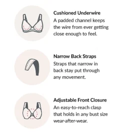 Glamorise Front Close Lace Wonderwire Bra -Her Room US glamorise glam01 9246 cs5