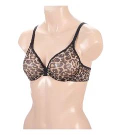 Gossard Glossies Leopard Sheer Bra -Her Room US gos001 13101 01