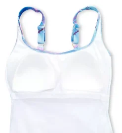 Gottex Golden Blossom Black and Gold Abstract Floral Square Neck One Piece Swimsuit -Her Room US gottex gotx01 gb173u cs6