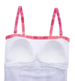 Gottex Moroccan Sky Blue Ombre with Gold Foil Bandeau One Piece Swimsuit -Her Room US gottex gotx01 ms070 cs6