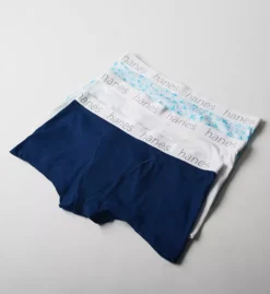Hanes Cotton Blend Boxer Brief Panty - 3 Pack -Her Room US hanes hane01 45uobb cs5