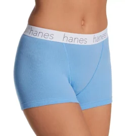 Hanes Cotton Blend Boxer Brief Panty - 3 Pack