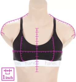 Hanes Triangle Bralette - 2 Pack -Her Room US hanes hane01 dho101 ns7