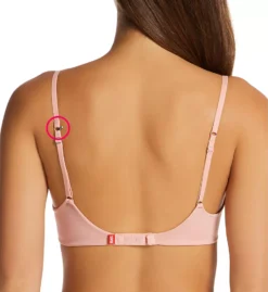 Hanes Authentic Lightly Lined T-Shirt Underwire Bra -Her Room US hanes hane01 dhy206 bs