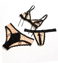 HANKY PANKY Nude Illusions Open Gusset G-String -Her Room US hanky panky hnk001 251302 cs2