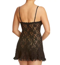 HANKY PANKY Red Signature Lace Chemise – Stretch Floral V-Neck Flared Sleepwear -Her Room US hanky panky hnk001 485832 bs