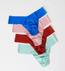 HANKY PANKY Breathe Natural Rise Thong -Her Room US hanky panky hnk001 6j1661b cs1